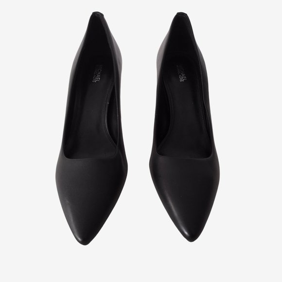 MICHAEL Michael Kors Alina Flex Black Leather Pointed Toe Pumps Size 10 - Picture 3 of 14